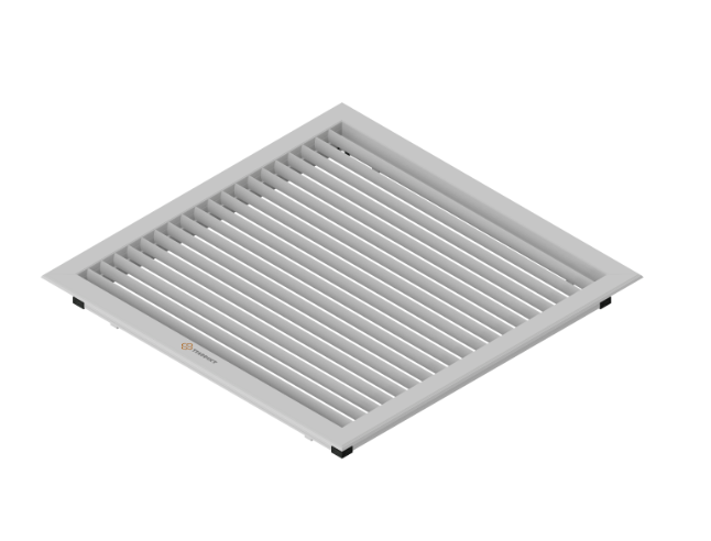 CỬA/MIỆNG GIÓ 1 LỚP NAN BẦU DỤC CỐ ĐỊNH/THÁO LẮP