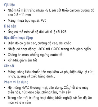 ỐNG MỀM KHÔNG BẢO ÔN BỌC PVC