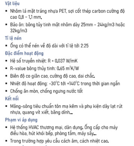 ỐNG GIÓ MỀM CÓ BẢO ÔN